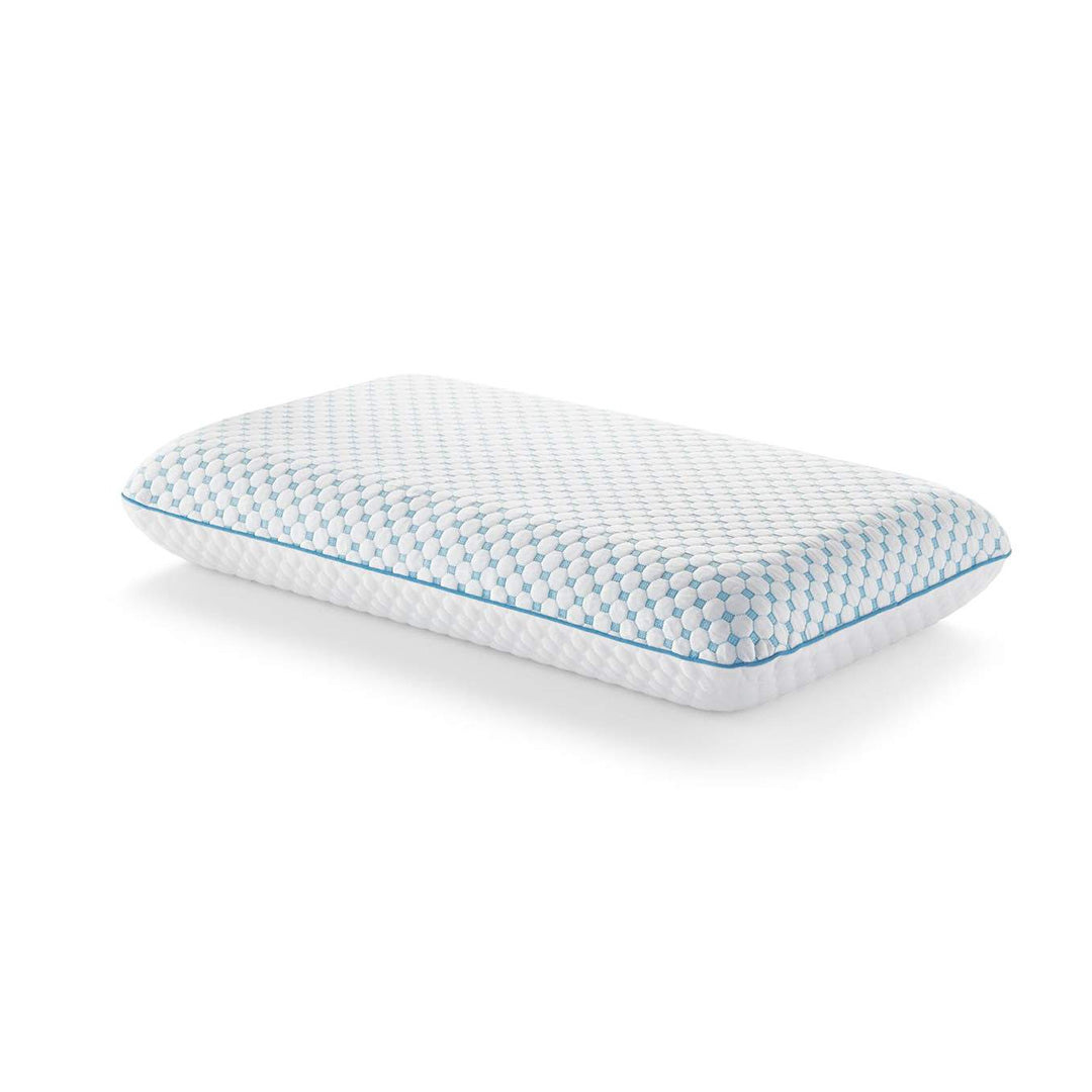 Gel Memory Foam Pillow with Reversible Cooling Cover - King Size by Malouf
